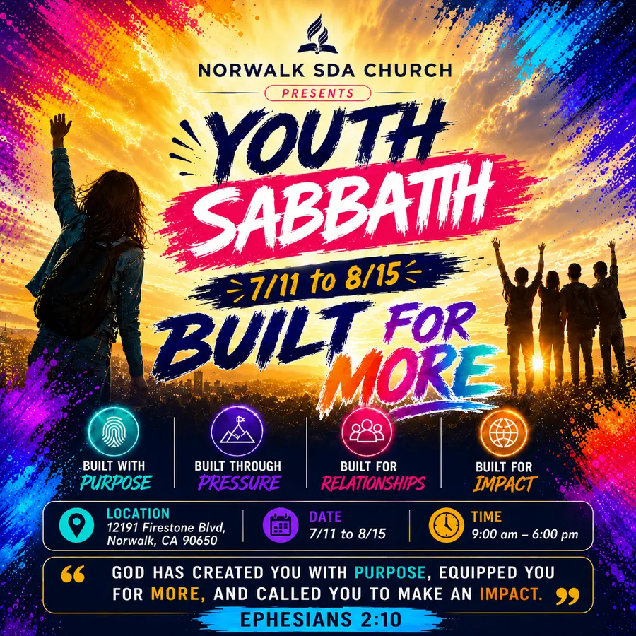 Youth Sabbath Built For More