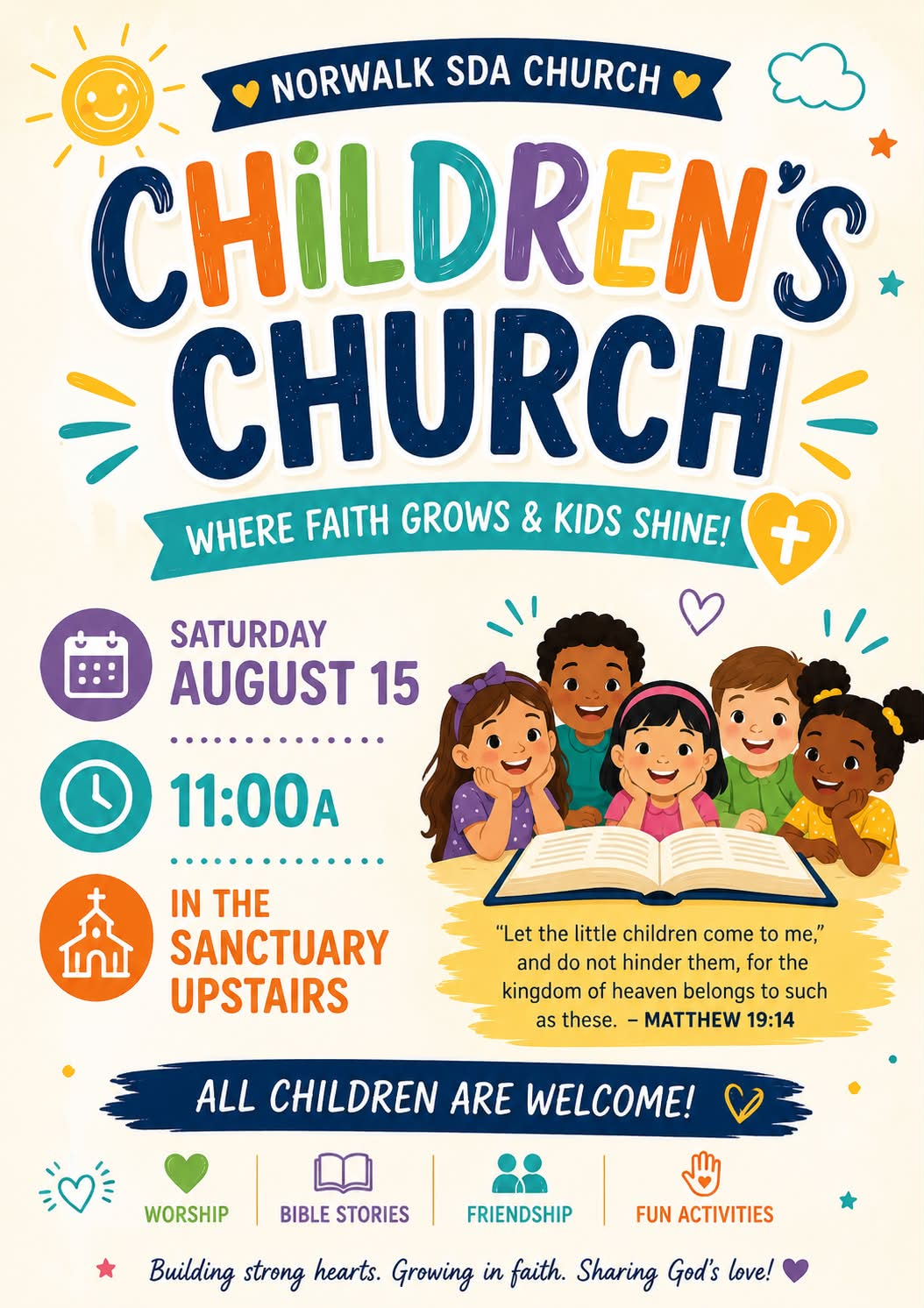 Children's Church at Norwalk SDA Church